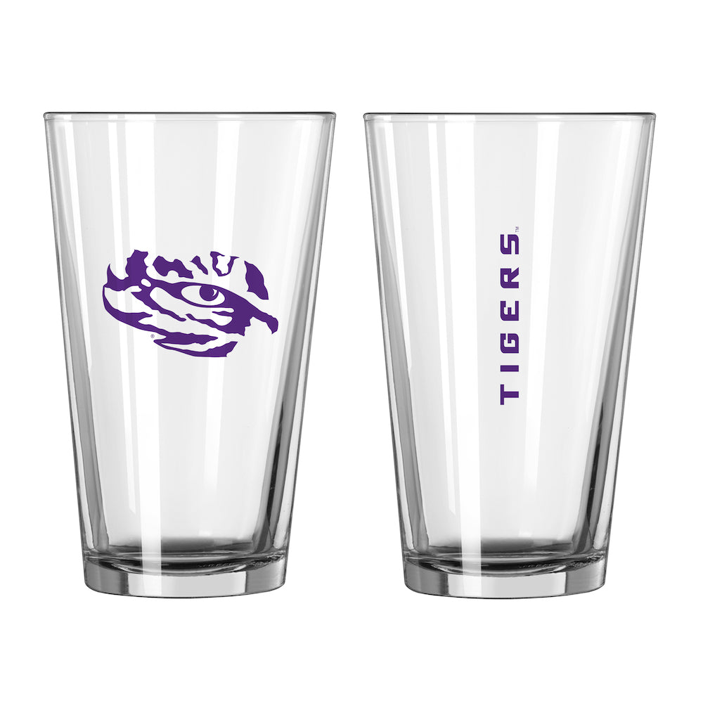 LSU Tigers pint glass