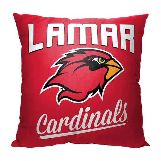 Lamar Cardinals OFFICIAL throw pillow