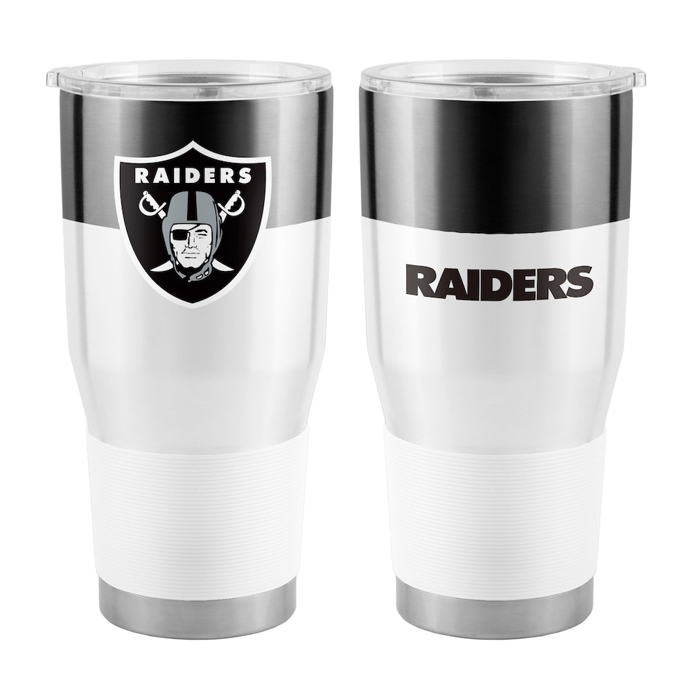 Las Vegas Raiders 30 oz color block travel tumbler