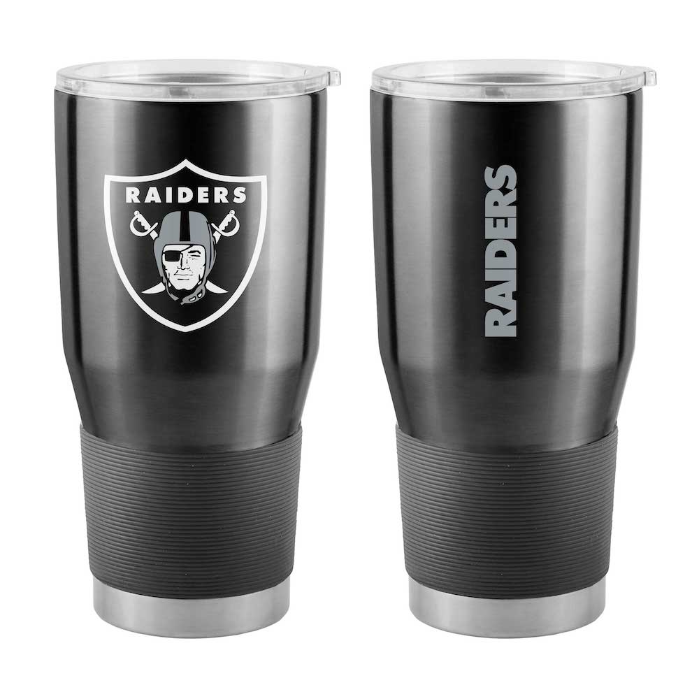 Las Vegas Raiders 30 oz stainless steel travel tumbler