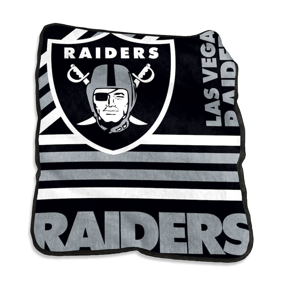 Las Vegas Raiders Raschel throw blanket