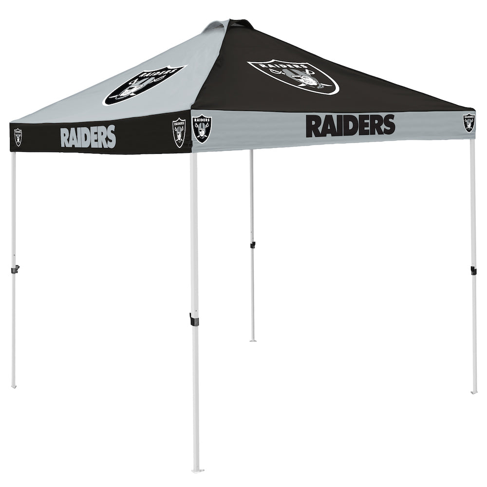 Las Vegas Raiders checkerboard canopy