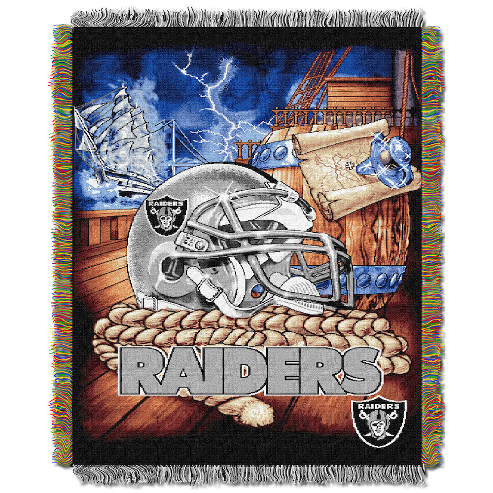 Las Vegas Raiders woven home field tapestry