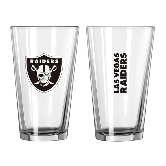 Las Vegas Raiders pint glass