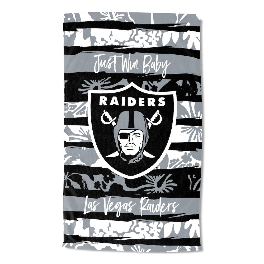 Las Vegas Raiders Pocket OVERSIZED Beach Towel