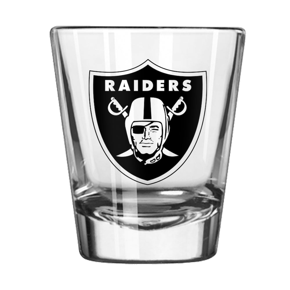 Las Vegas Raiders shot glass