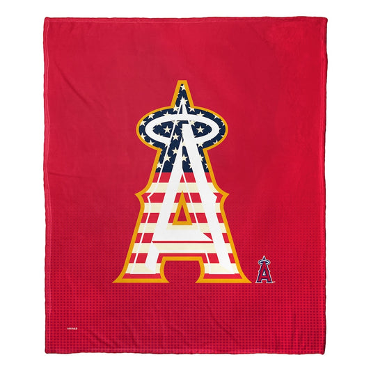 Los Angeles Angels CELEBRATE silk touch throw blanket
