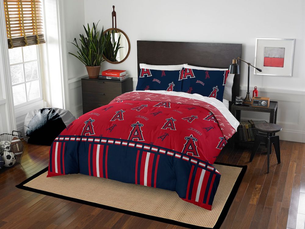 Los Angeles Angels queen size bed in a bag
