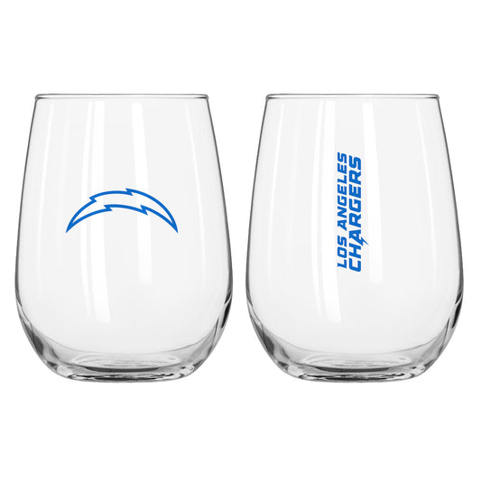 Los Angeles Chargers Stemless Wine Glass