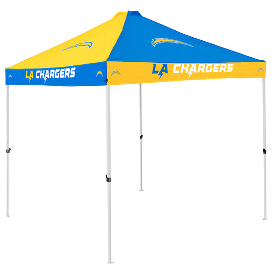 Los Angeles Chargers checkerboard canopy