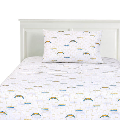 Los Angeles Chargers Twin Sheets