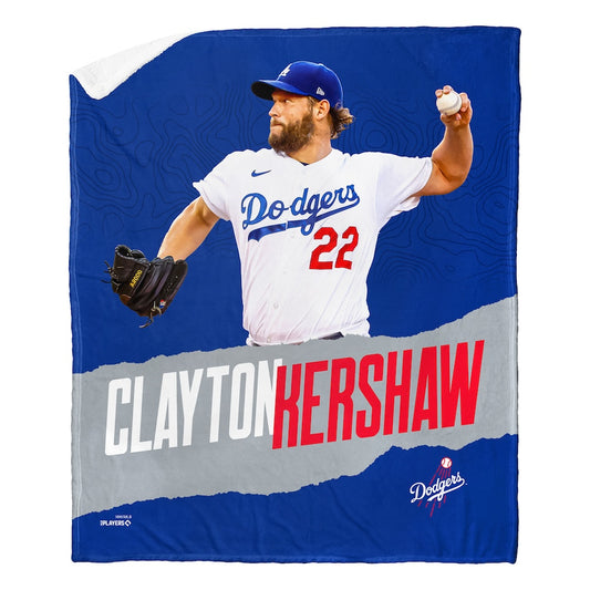 Los Angeles Dodgers Clayton Kershaw Sherpa Blanket