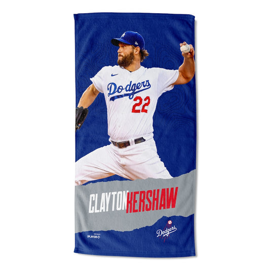 Los Angeles Dodgers color block beach towel