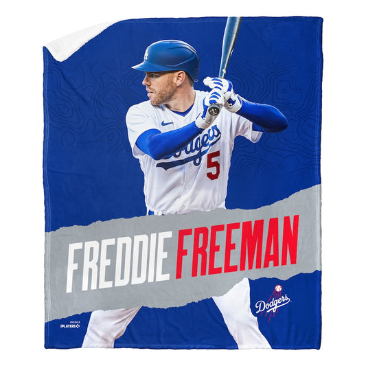 Los Angeles Dodgers Freddie Freeman Sherpa Blanket