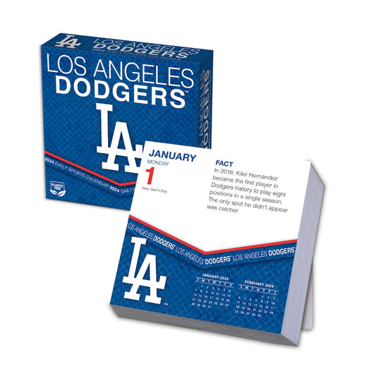 Los Angeles Dodgers 2024 Fact-A-Day Box Desk Calendar