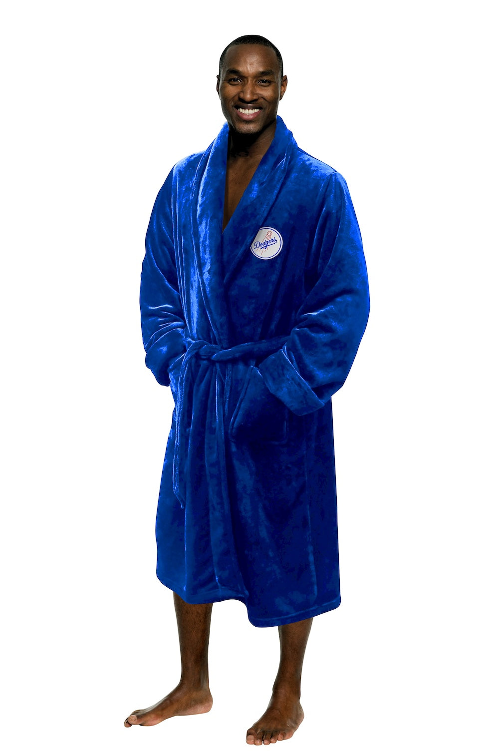 Los Angeles Dodgers silk touch bathrobe