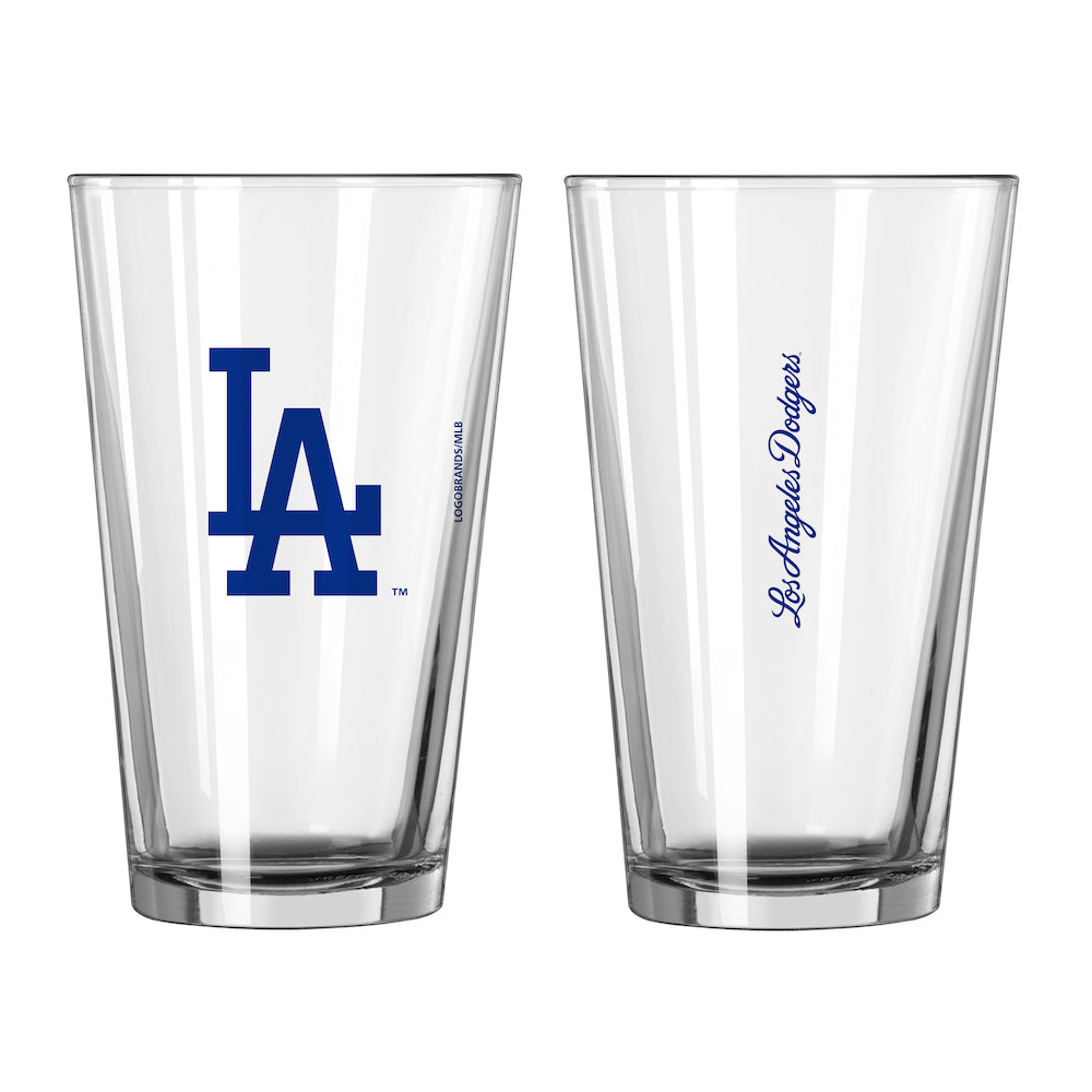 Los Angeles Dodgers pint glass