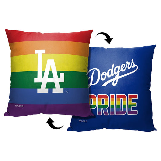Los Angeles Dodgers PRIDE throw pillow