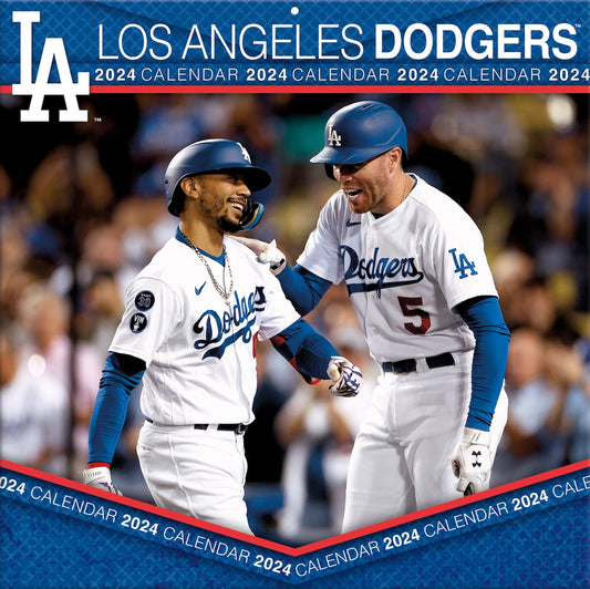 Los Angeles Dodgers Team Photos Wall Calendar