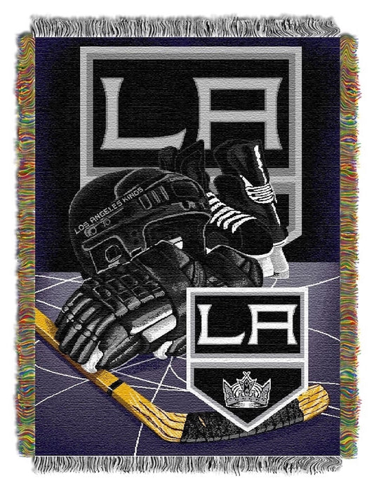 Los Angeles Kings woven home ice tapestry