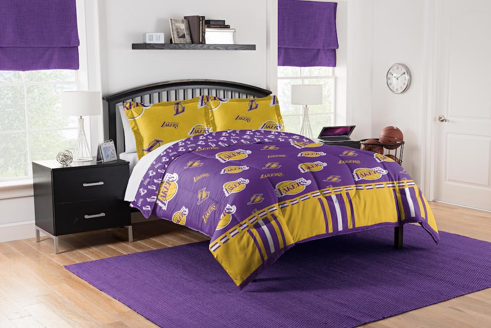 Los Angeles Lakers full size bed in a bag