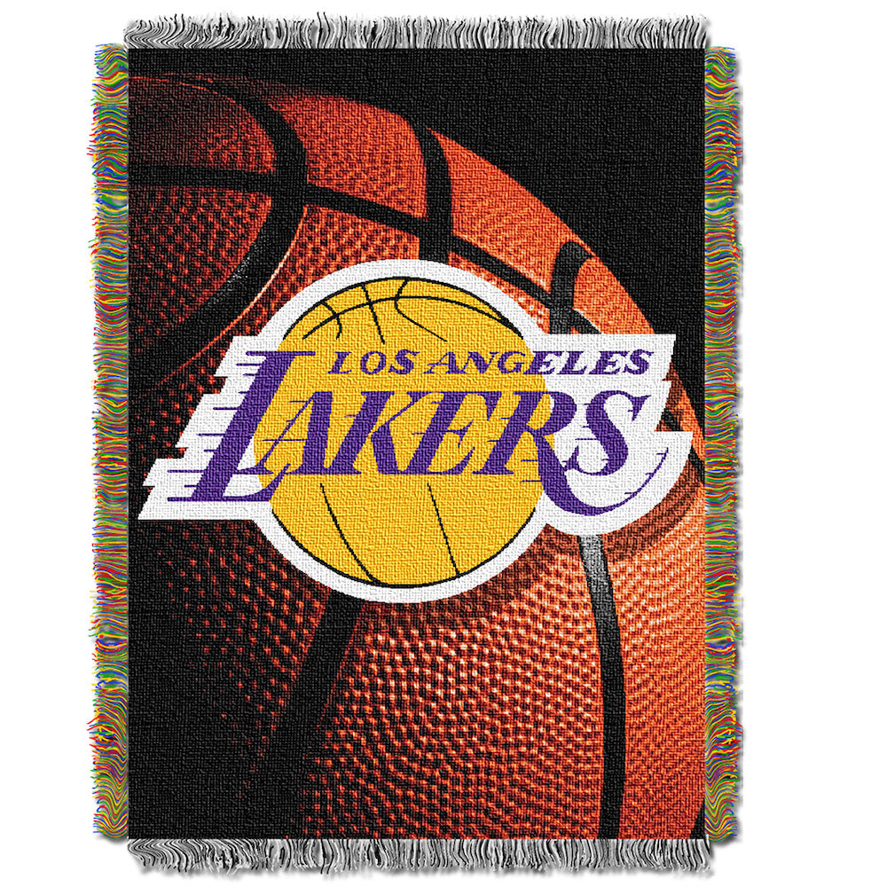 Los Angeles Lakers woven photo tapestry