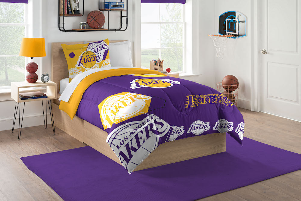 Los Angeles Lakers twin size comforter set