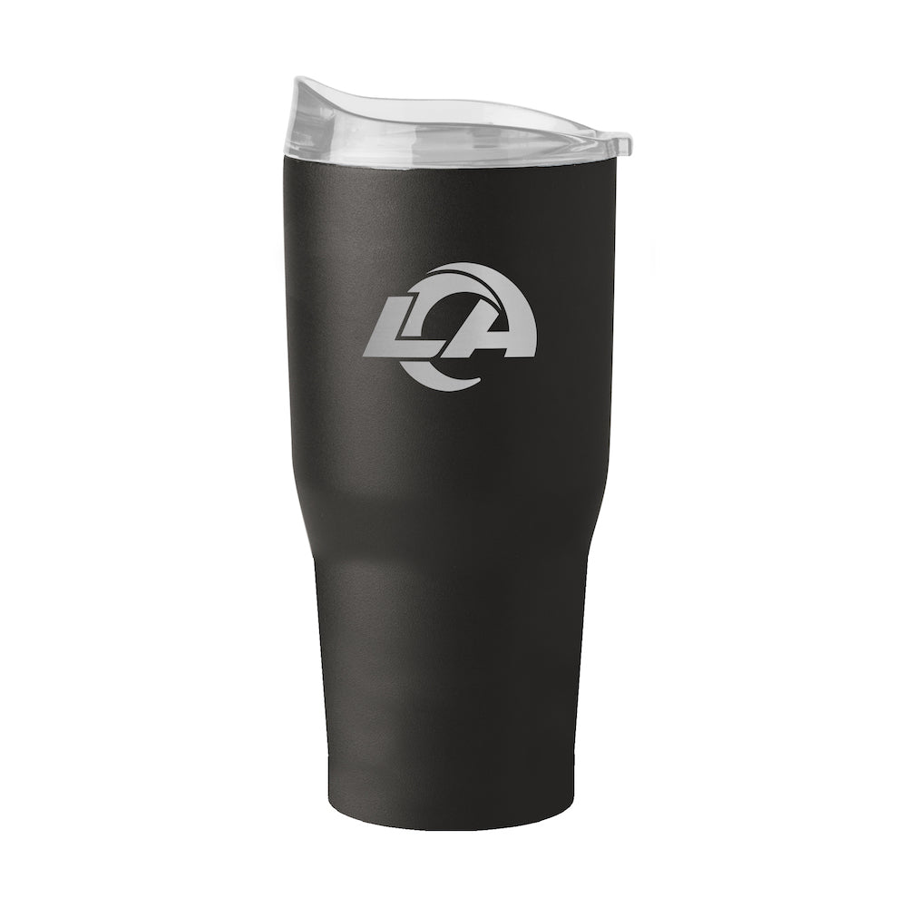 Los Angeles Rams 30 oz black etch travel tumbler