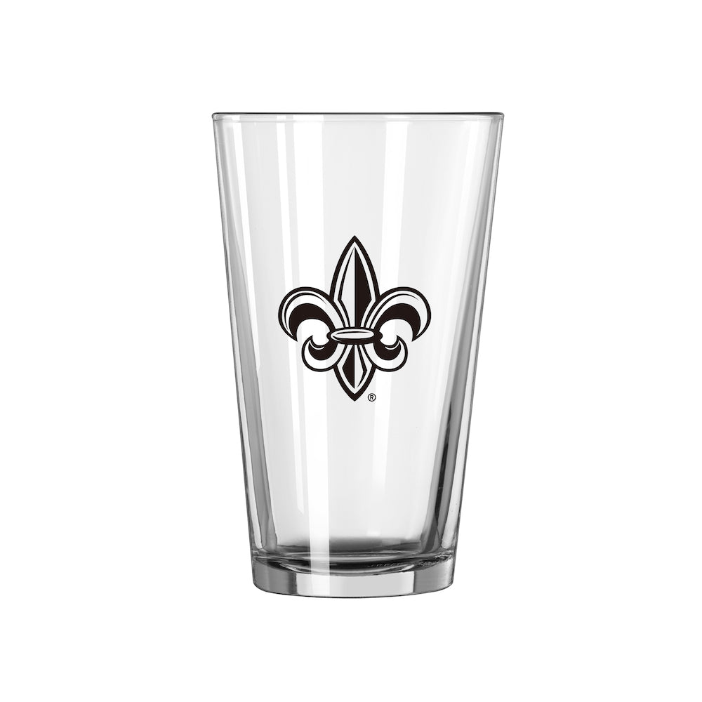 Louisiana Lafayette Ragin Cajuns pint glass