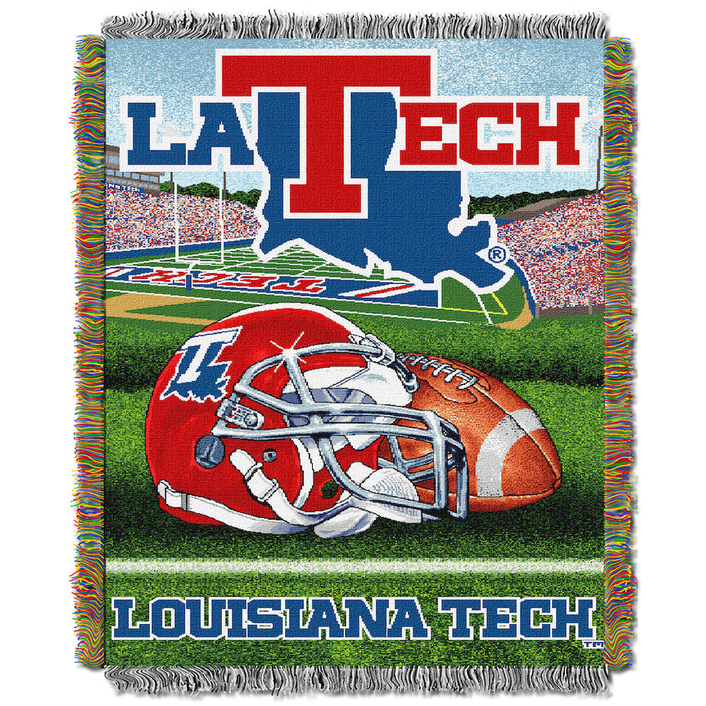 Louisiana Tech Bulldogs woven home field tapestry