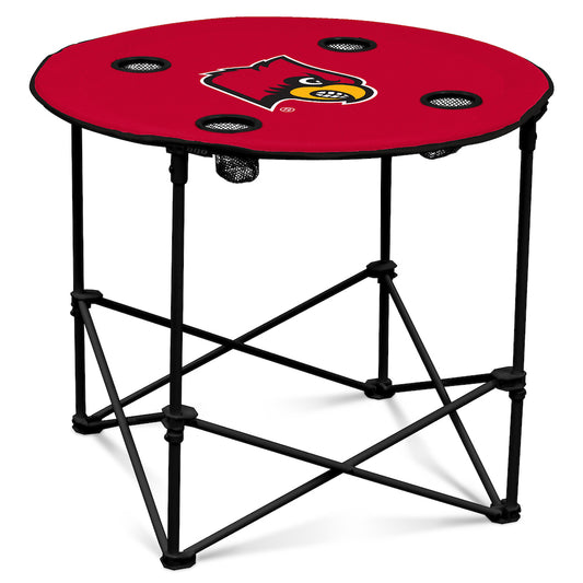 Louisville Cardinals outdoor round table