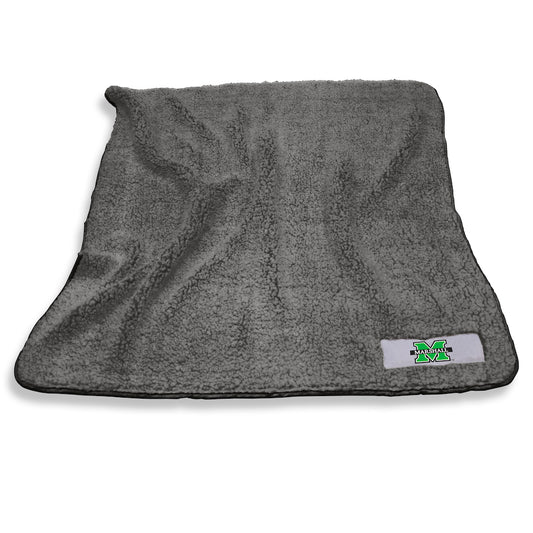 Marshall Thundering Herd Color Frosty Fleece blanket