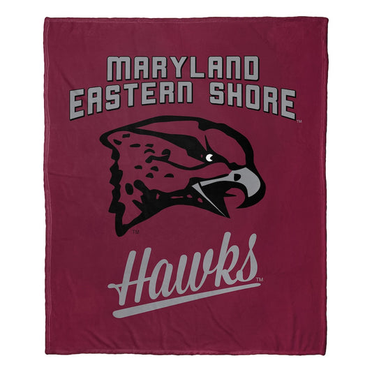 Maryland Eastern Shore Hawks official silk touch throw blanket