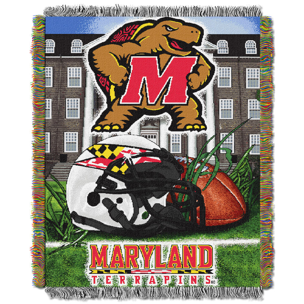 Maryland Terrapins woven home field tapestry
