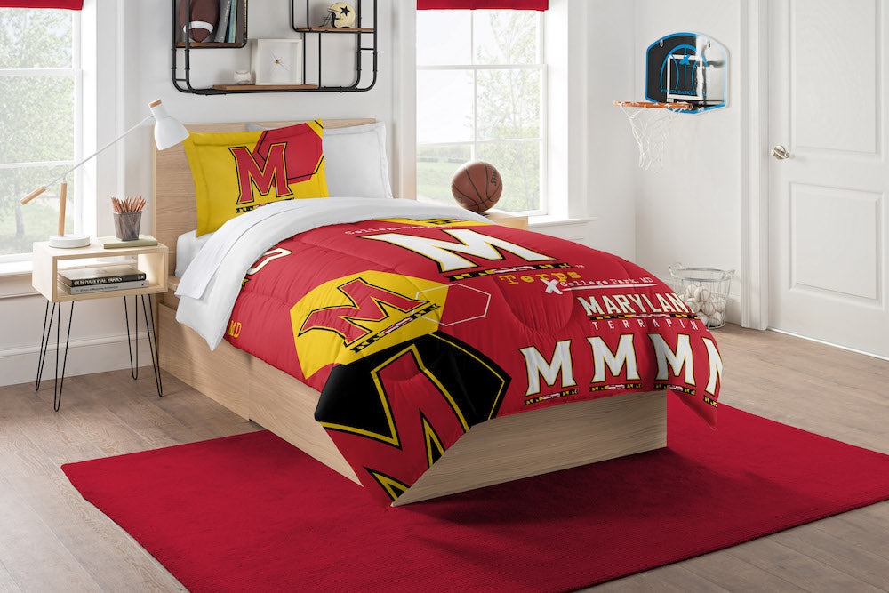 Maryland Terrapins twin size comforter set