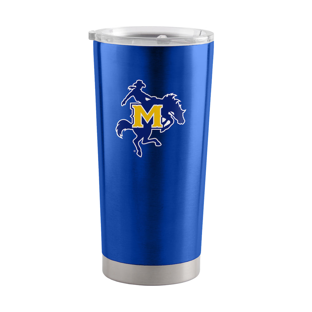McNeese State Cowboys 20 oz stainless steel travel tumbler