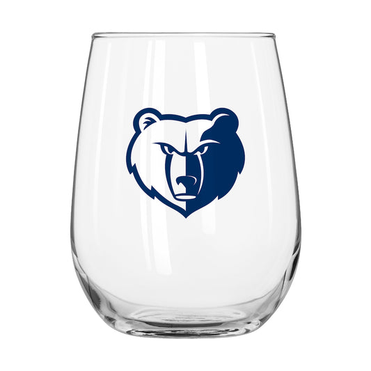 Memphis Grizzlies Stemless Wine Glass