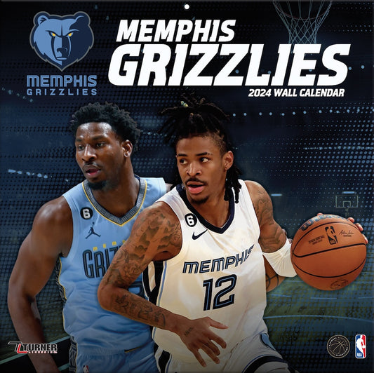 Memphis Grizzlies Team Photos Wall Calendar