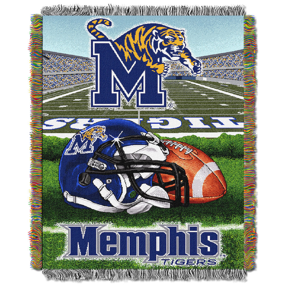 Memphis Tigers woven home field tapestry