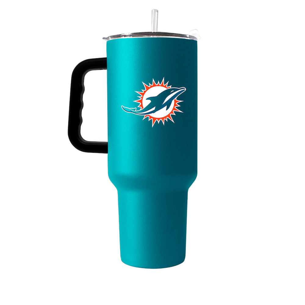 Miami Dolphins 40 oz travel tumbler