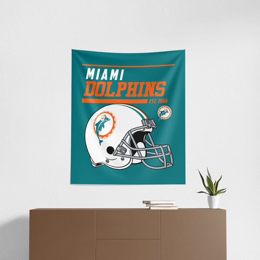 Miami Dolphins Premium Throwback Wall Hanging