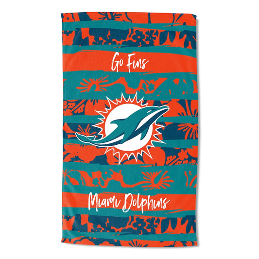 Miami Dolphins Pocket OVERSIZED Beach Towel