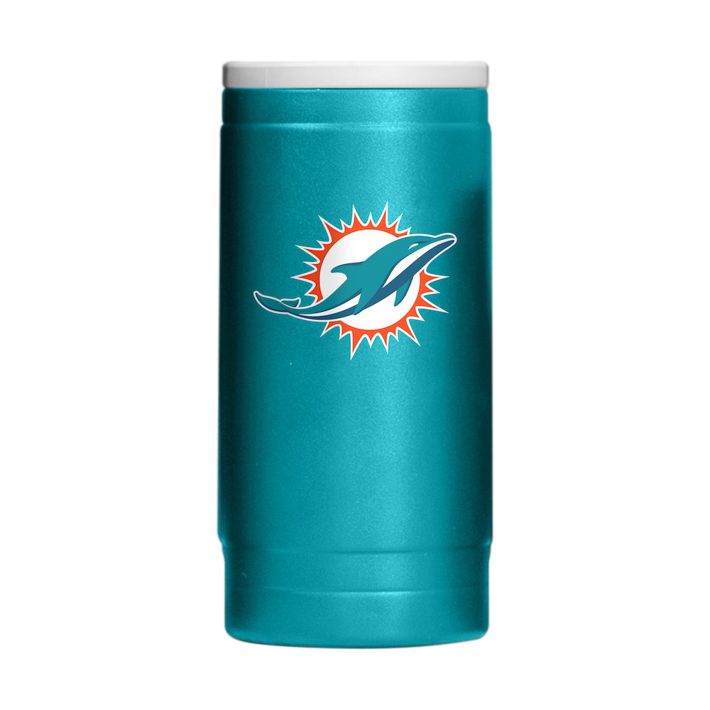 Miami Dolphins slim can cooler