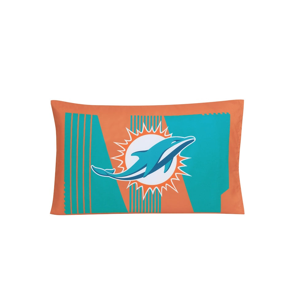 Miami Dolphins pillow sham