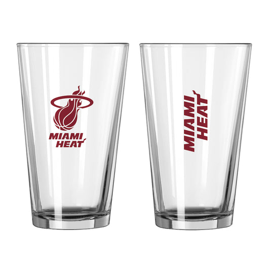 Miami Heat pint glass