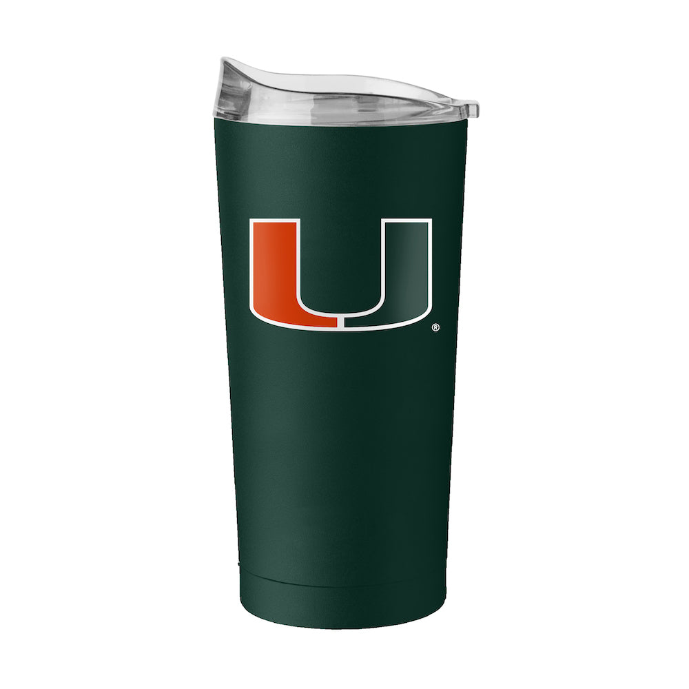 Miami Hurricanes 20 oz travel tumbler