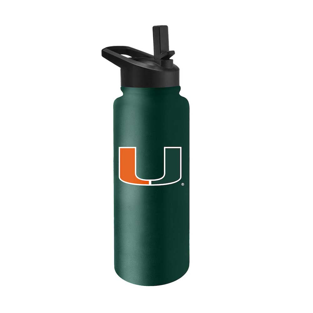 Miami Hurricanes quencher water bottle