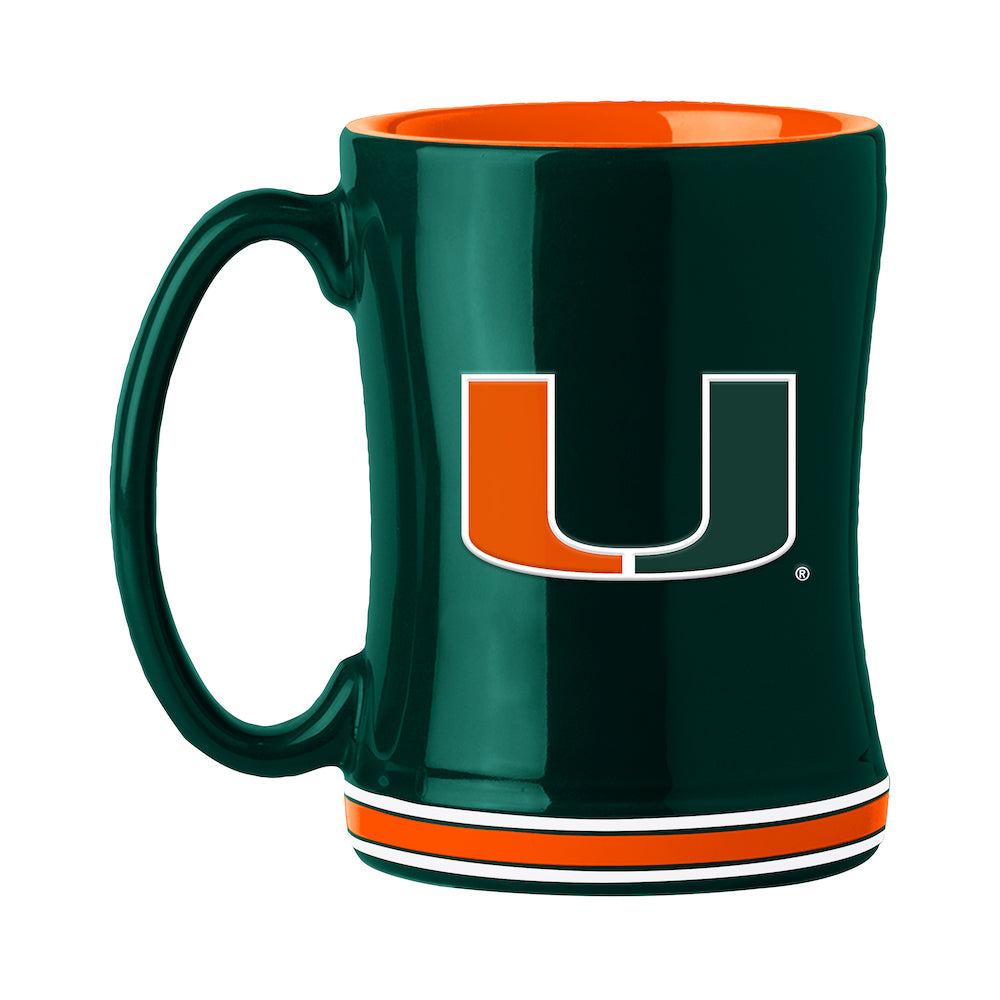 Miami Hurricanes relief coffee mug