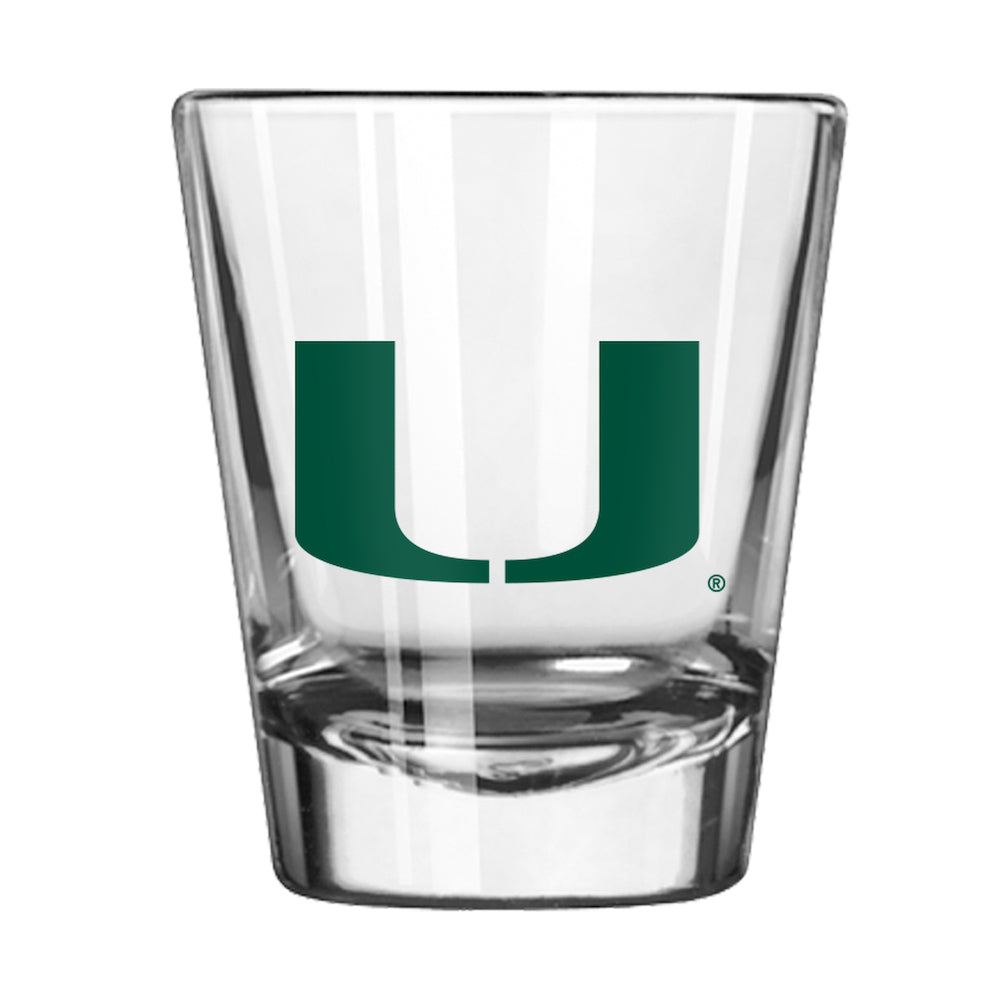 Miami Hurricanes shot glass