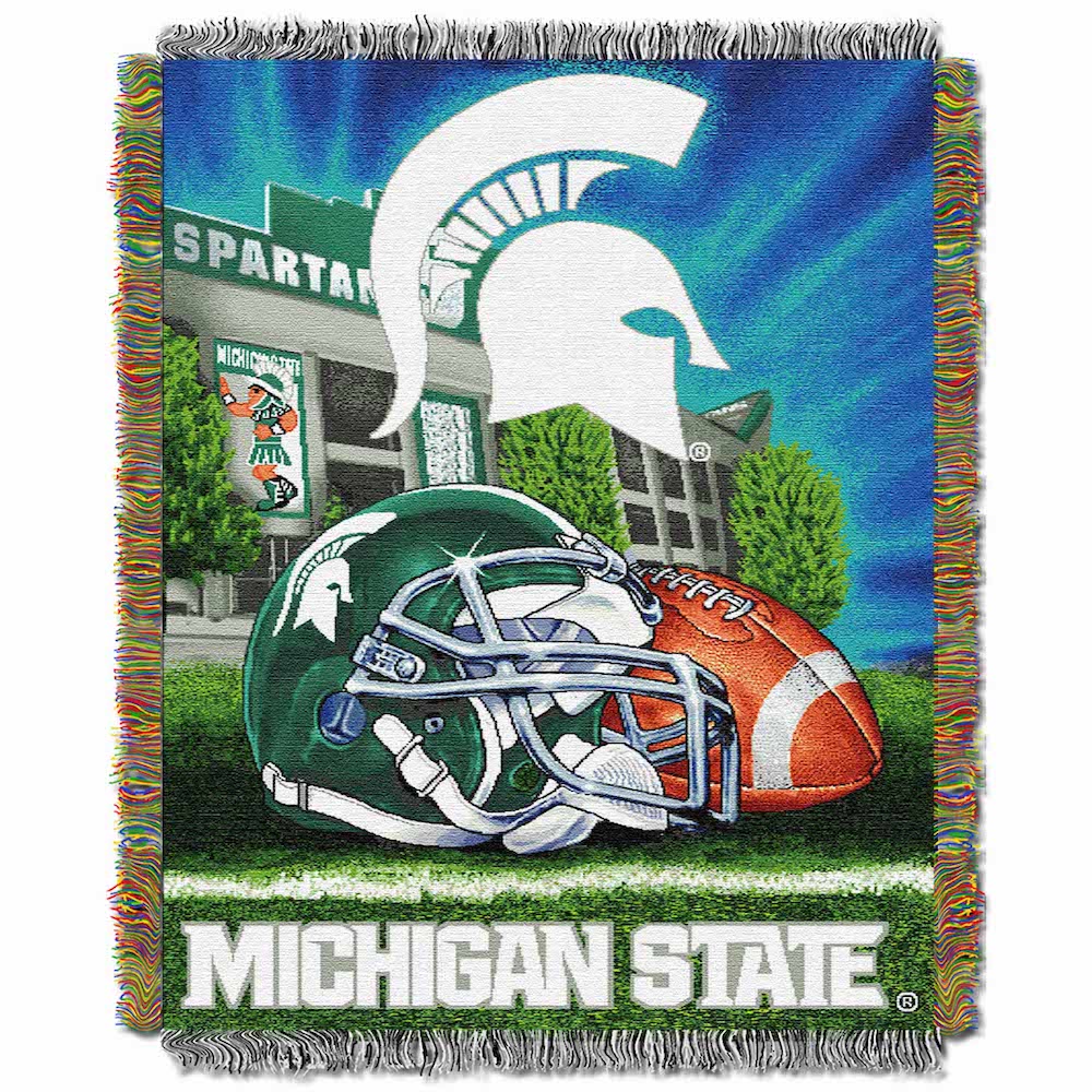 NCAA Michigan State Spartans Home Field Woven Tapestry